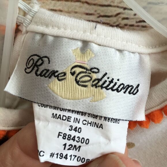 RARE EDITIONS PANTS SET WITH APPLIQUED PUMPKINS‎ - Picture 4 of 7